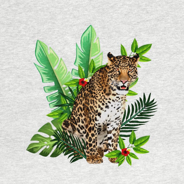 Leopard Tropical by dukito